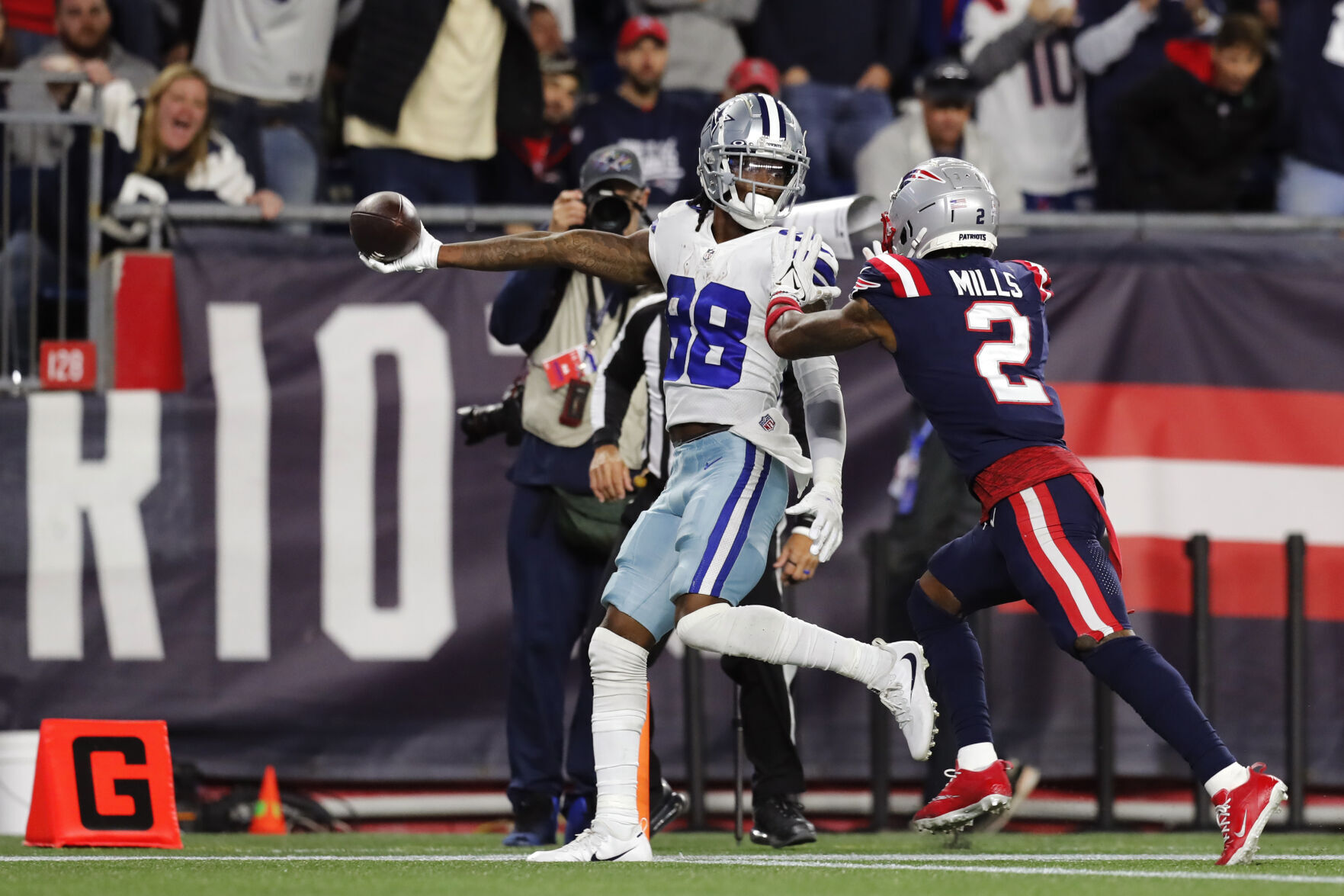 APTOPIX Cowboys Patriots Football